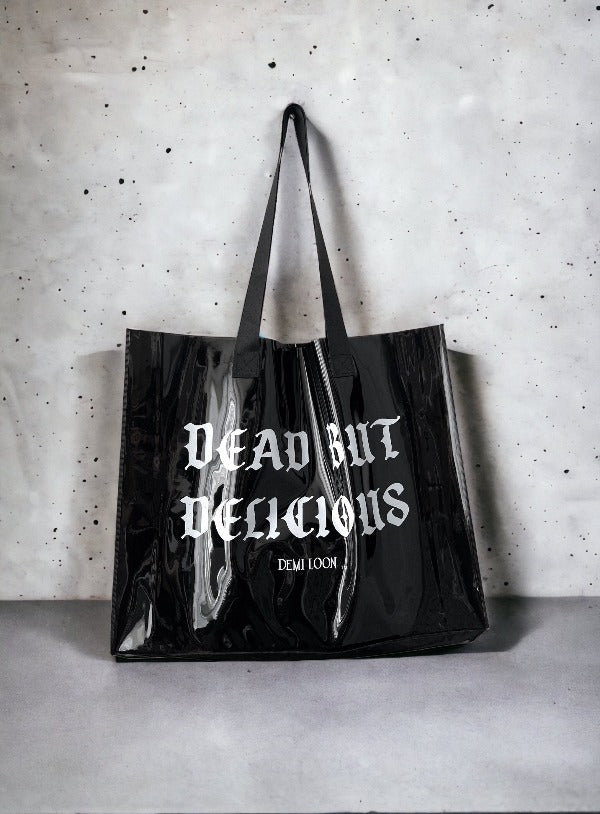 Dead but Delicious Oversized Jelly Tote Bag