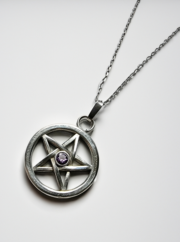 Pentacle Sterling Silver Necklace