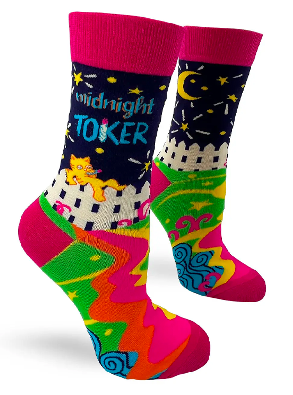 Women&#39;s Midnight Toker Crew Socks