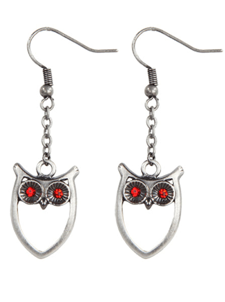 &quot;Owl&quot; Earrings by Pacific Trading - www.inkedshop.com