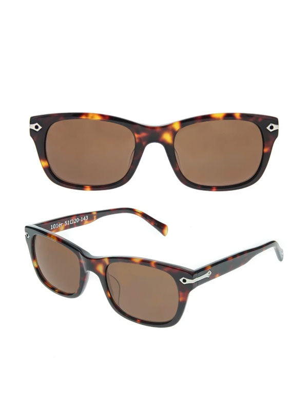 Tobacco Tortoise  Tres Noir Sunglasses with Brown Lens