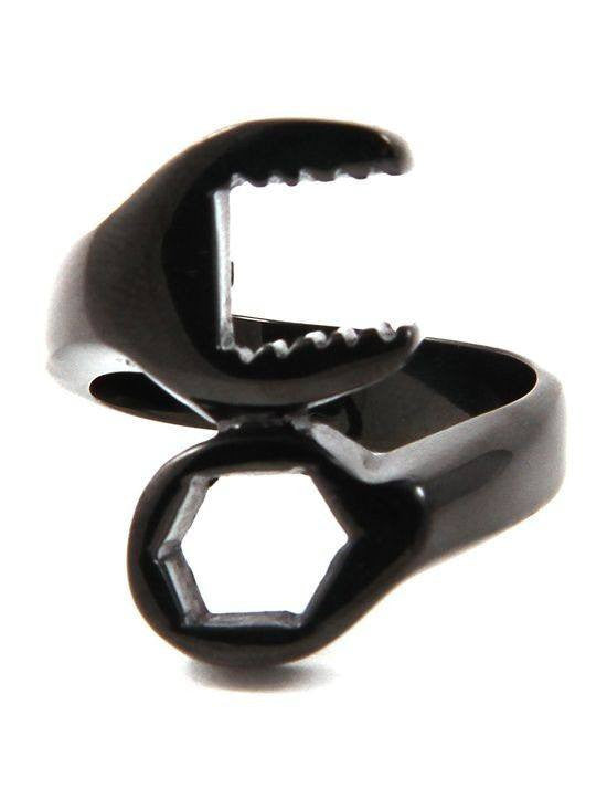 &quot;Wrench Ring&quot; (Black) - InkedShop - 1