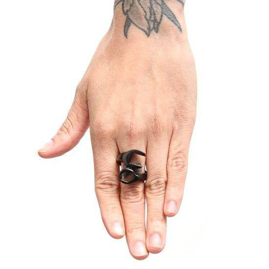 &quot;Wrench Ring&quot; (Black) - InkedShop - 2