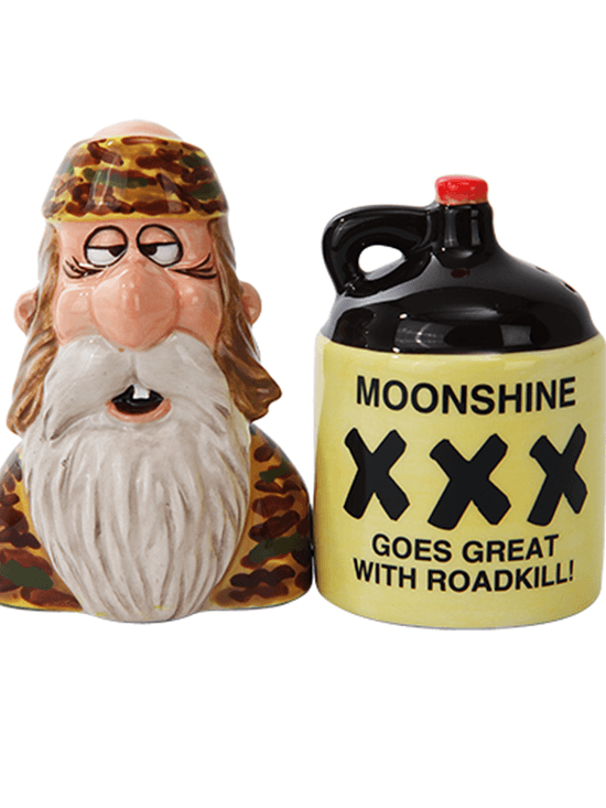 &quot;Moonshine&quot; Salt and Pepper Set by Pacific Trading - www.inkedshop.com