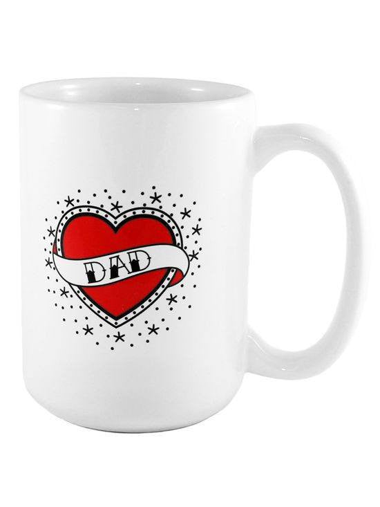 &quot;Traditional Dad&quot; Giant Mug (White) - InkedShop - 1