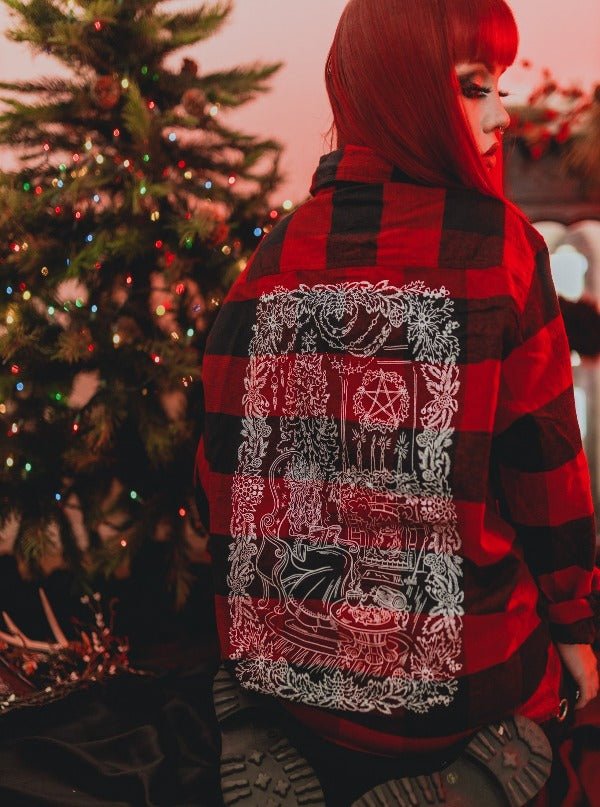 Unisex Yule Witch Flannel
