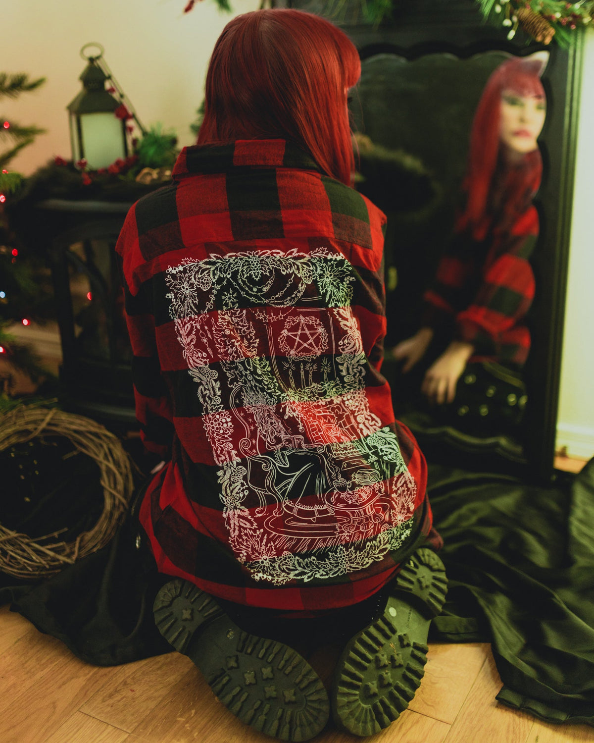 Unisex Yule Witch Flannel