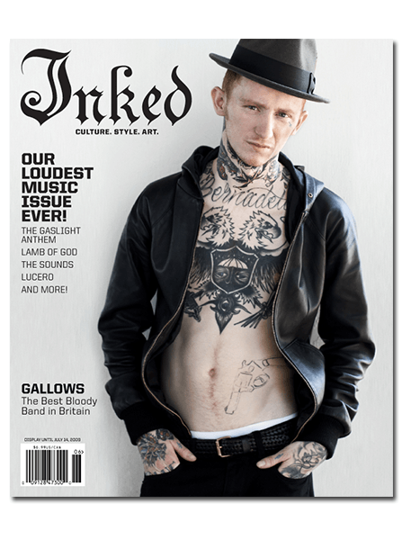 Inked Magazine: Gallows - June 2009
