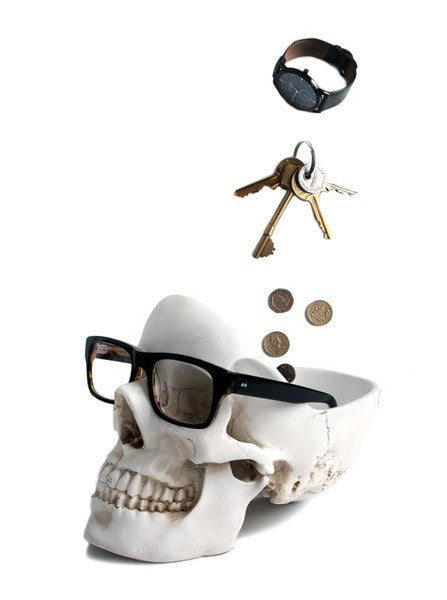 &quot;Tidy Skull&quot; Organizer (White) - www.inkedshop.com