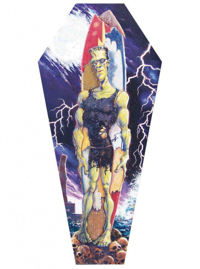 &quot;2 Of A Kind&quot; Canvas Coffin by Damian Fulton for Lowbrow Art Company - www.inkedshop.com