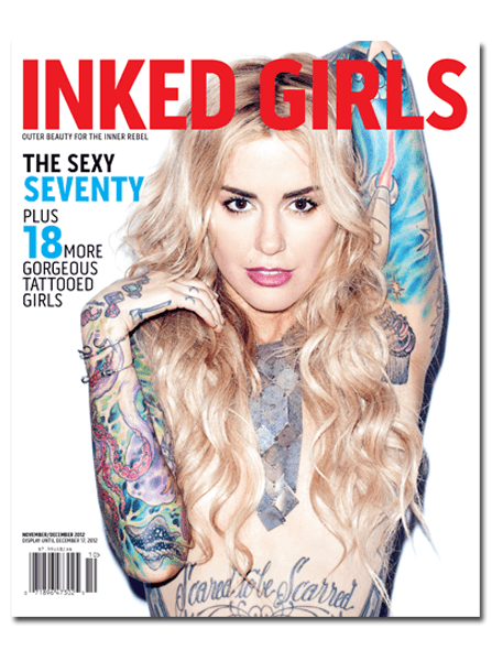 Inked Girls November/December 2012 &quot;Sexy Seventy&quot; - InkedShop - 2
