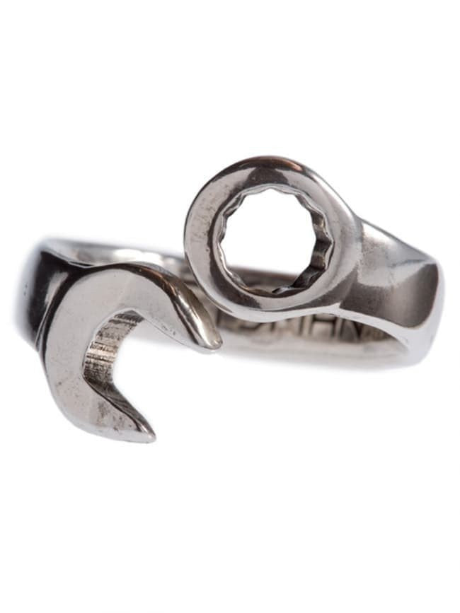 Stainless steel 12-point ring featuring a closed and open ended wrench.