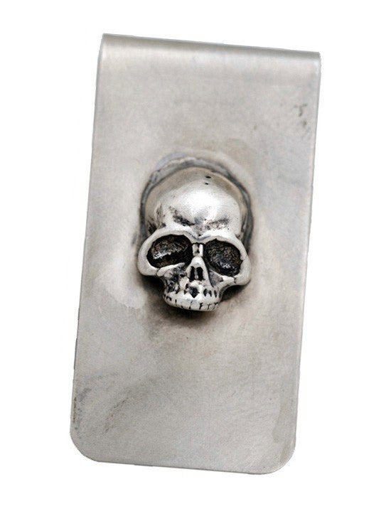 &quot;Skull&quot; Money Clip by Spragwerks (Sterling Silver) - InkedShop - 1