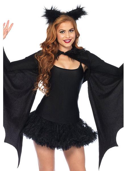 Women&#39;s Cozy Bat Wing Shrug Costume Kit