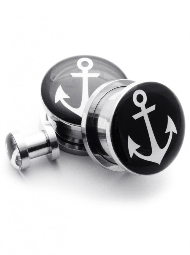 Anchor Style 5 Plugs by Mystic Metals - www.inkedshop.com