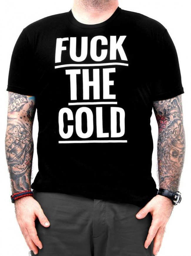 Men&#39;s &quot;Fuck The Cold&quot; Tee by Inked (Black) - www.inkedshop.com