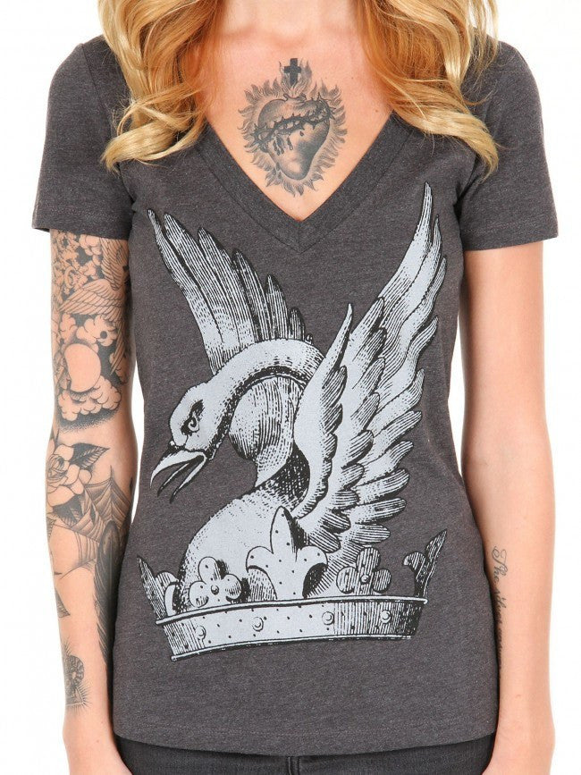 Women&#39;s &quot;Goose&quot; Tee by Annex Clothing (Gray) - InkedShop - 2