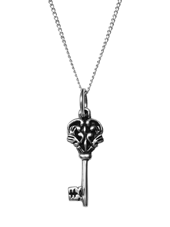 Tiny Key Necklace by Femme Metale - InkedShop - 1