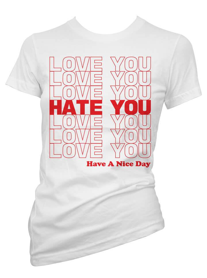 Women&#39;s &quot;Love You Hate You&quot; Tee by Cartel Ink (More Options) - www.inkedshop.com