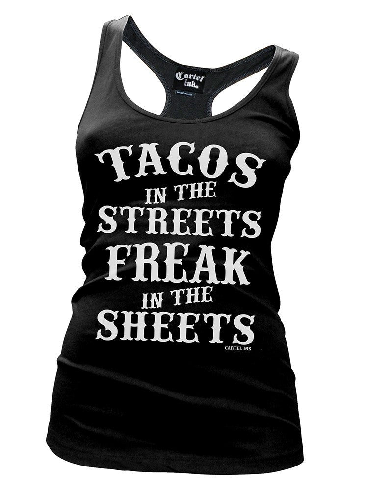 Women&#39;s Tacos in the Streets Racerback Tank