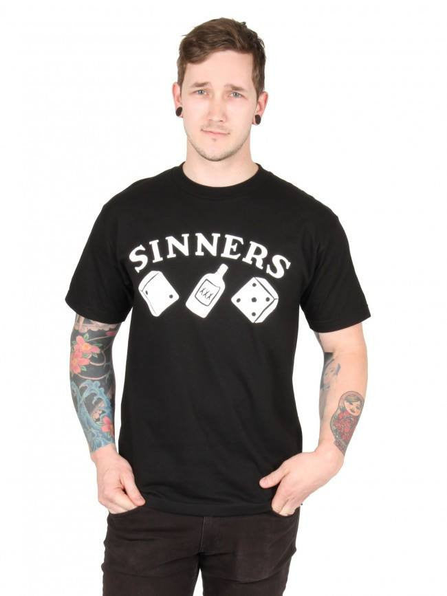 Men&#39;s &quot;Sinners&quot; Tee by Pinky Star (Black) - www.inkedshop.com