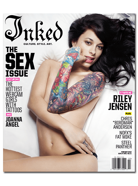 Inked Magazine: The Sex Issue - February 2012-Riley Jensen - InkedShop - 1