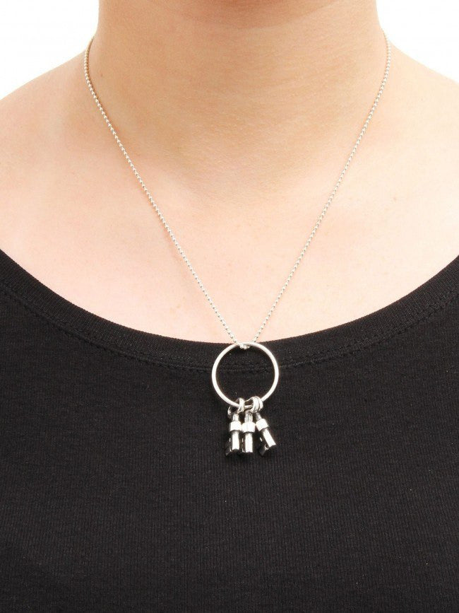 Skeleton Keys Necklace by Femme Metale - InkedShop - 3