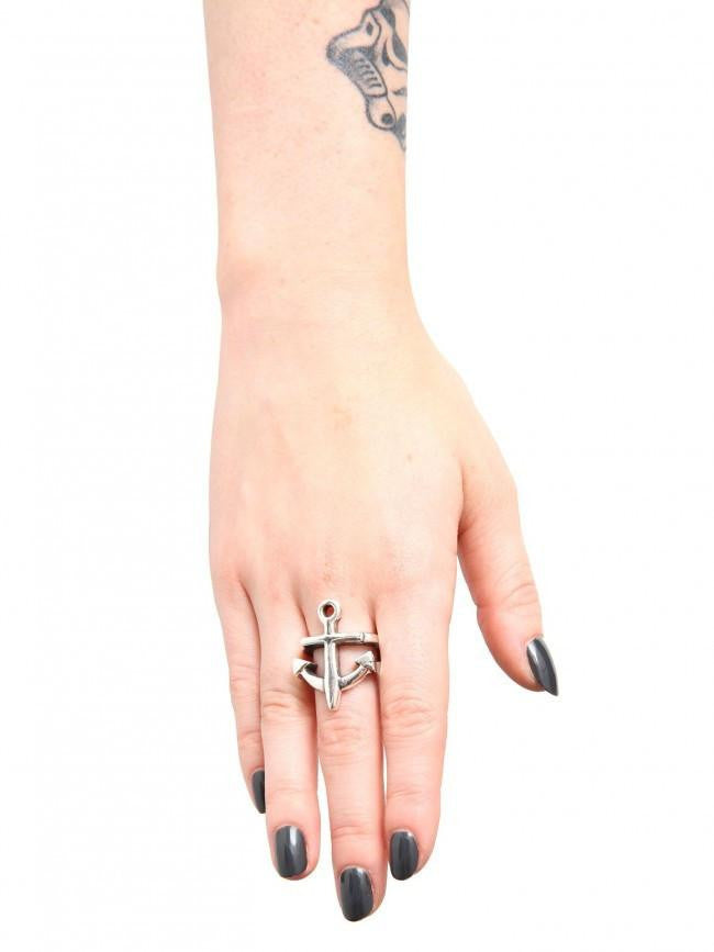 Open Anchor Ring by Femme Metale - InkedShop - 3