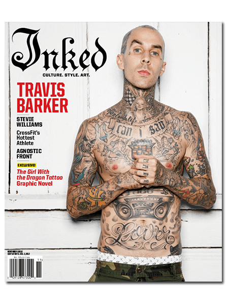 Inked Magazine: Travis Barker - November 2012 - InkedShop - 1