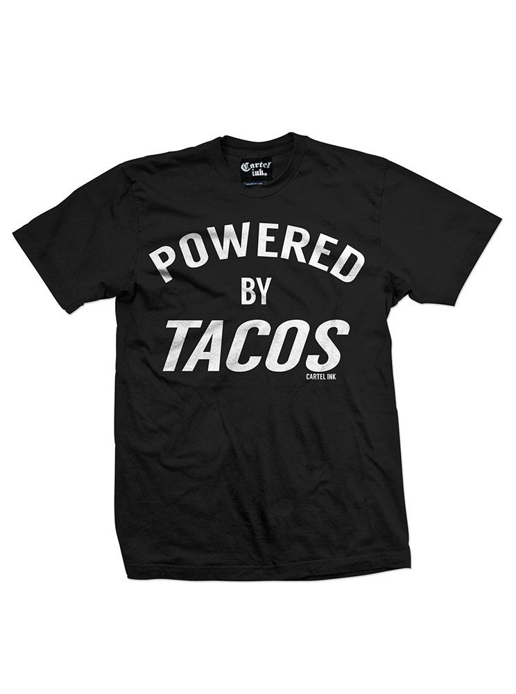 Men&#39;s Powered by Tacos Tee