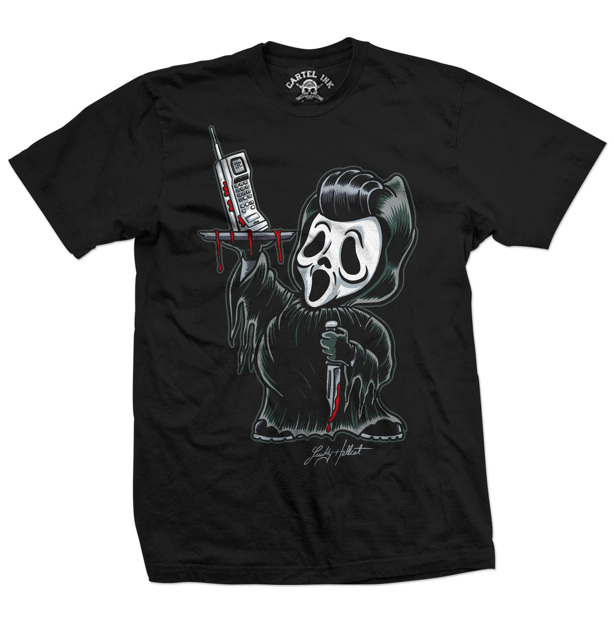 Men&#39;s Lucky Hellcat Ghostly Tee