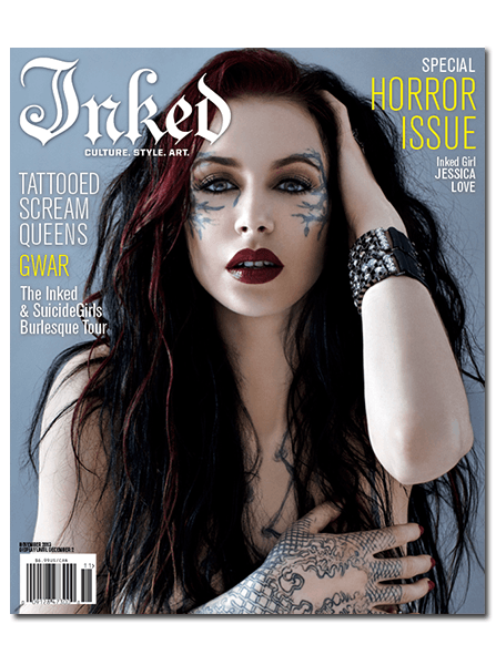Inked Magazine: Horror Issue - November 2013 - www.inkedshop.com