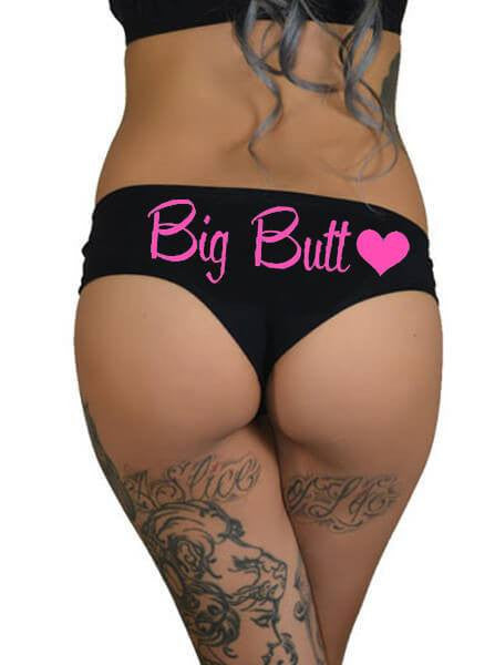 Women's Big Butt Love Booty Shorts by Cartel Ink