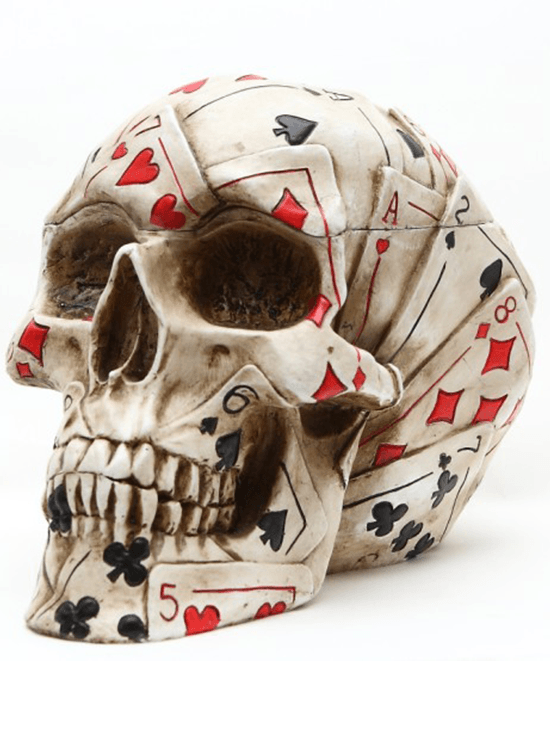 &quot;Poker&quot; Skull by Pacific Trading - www.inkedshop.com