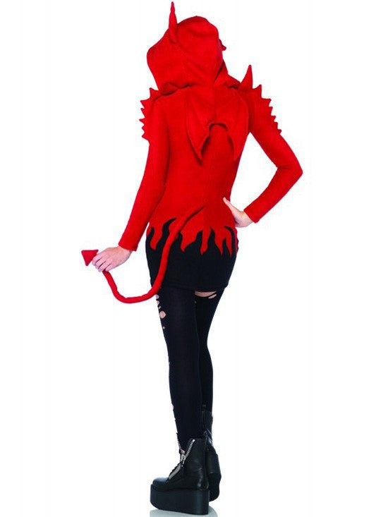 Women&#39;s &quot;Cozy Devil&quot; Costume by Leg Avenue (Red) - www.inkedshop.com