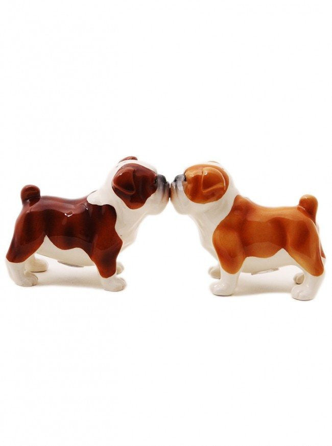 &quot;Bulldog&quot; Salt and Pepper Set by Pacific Trading - www.inkedshop.com