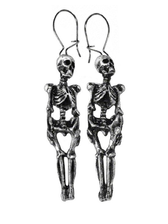 &quot;Skeleton&quot; Earrings by Alchemy of England - InkedShop - 1