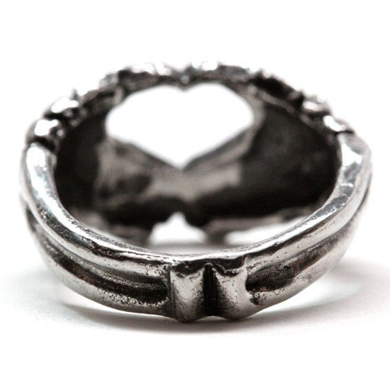 &quot;Hand Heart&quot; Ring by Blue Bayer Design (Sterling Silver) - InkedShop - 4