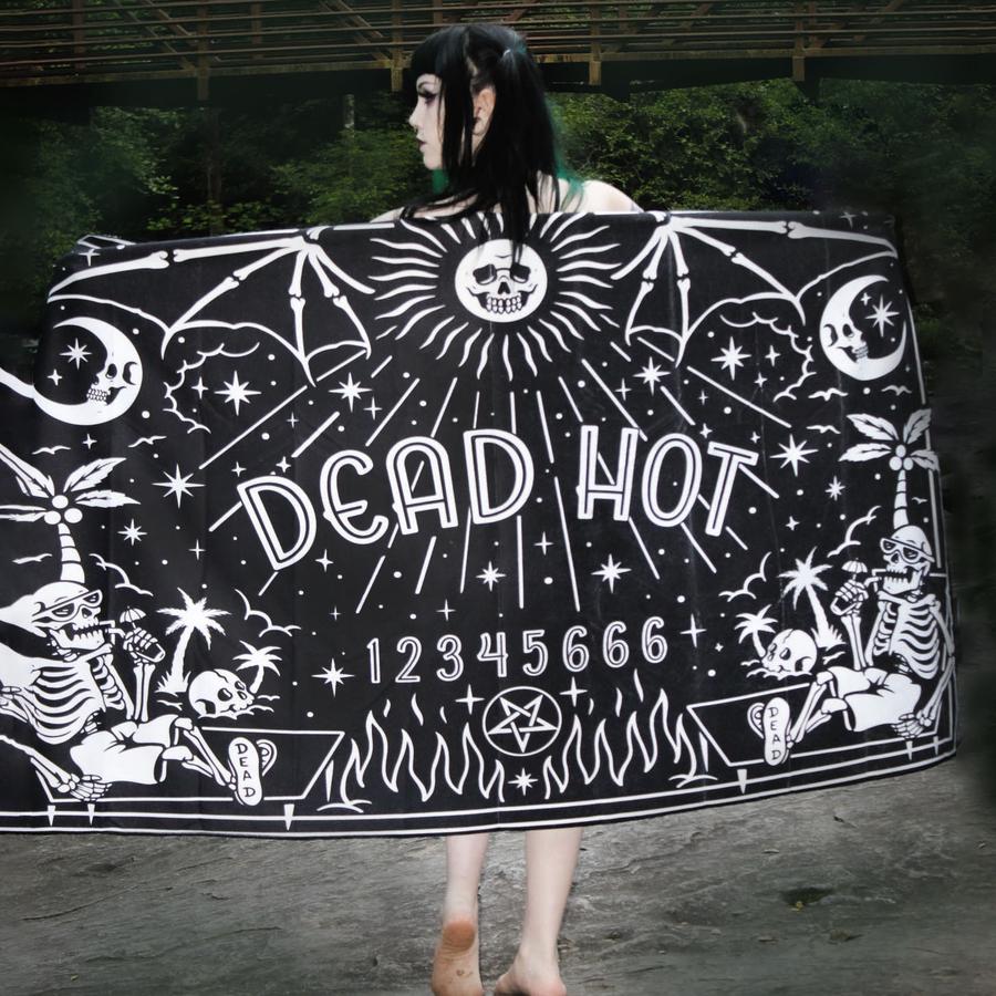 Dead Hot Ouija Beach Towel