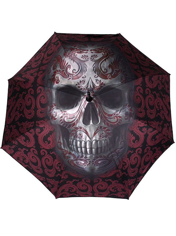 Anne Stokes Oriental Skull Umbrella