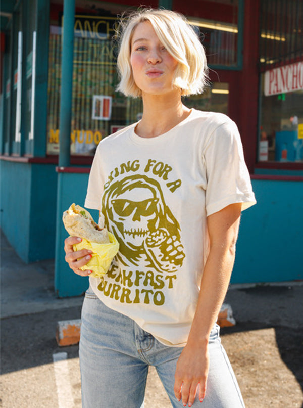 Unisex Dying for a Breakfast Burrito Tee