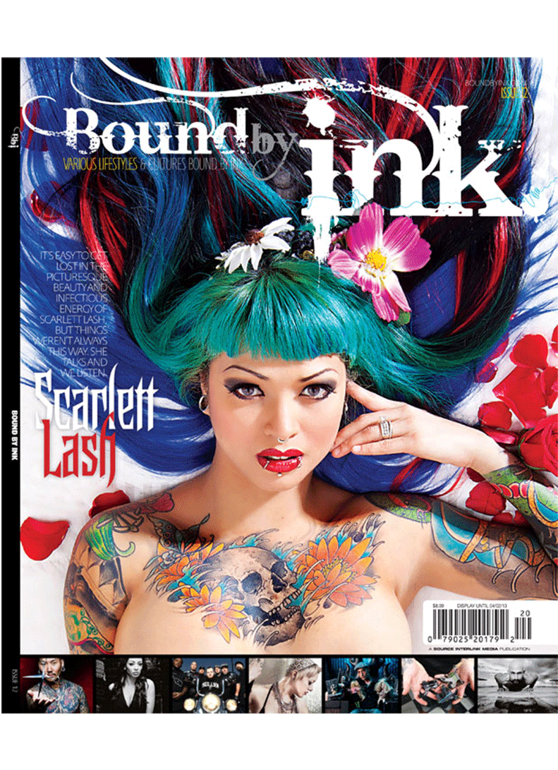 Bound By Ink Magazine Issue 12 Featuring Scarlett Lash