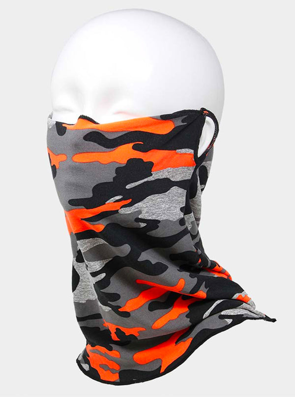 Camo Print Seamless Face Tube Mask