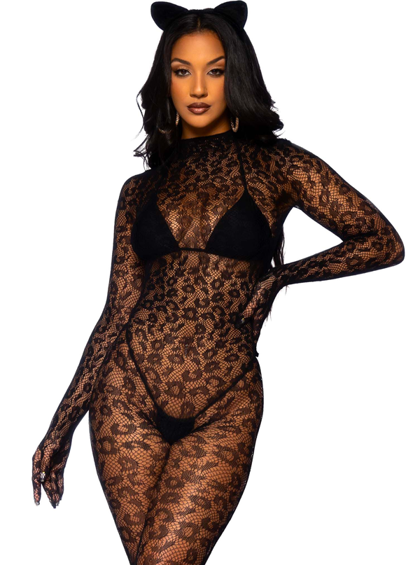 Women&#39;s Leopard Catsuit Costume
