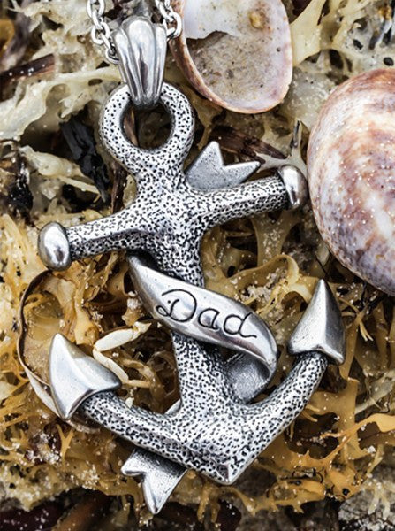 &quot;Dad Anchor&quot; by Controse (Silver) - www.inkedshop.com