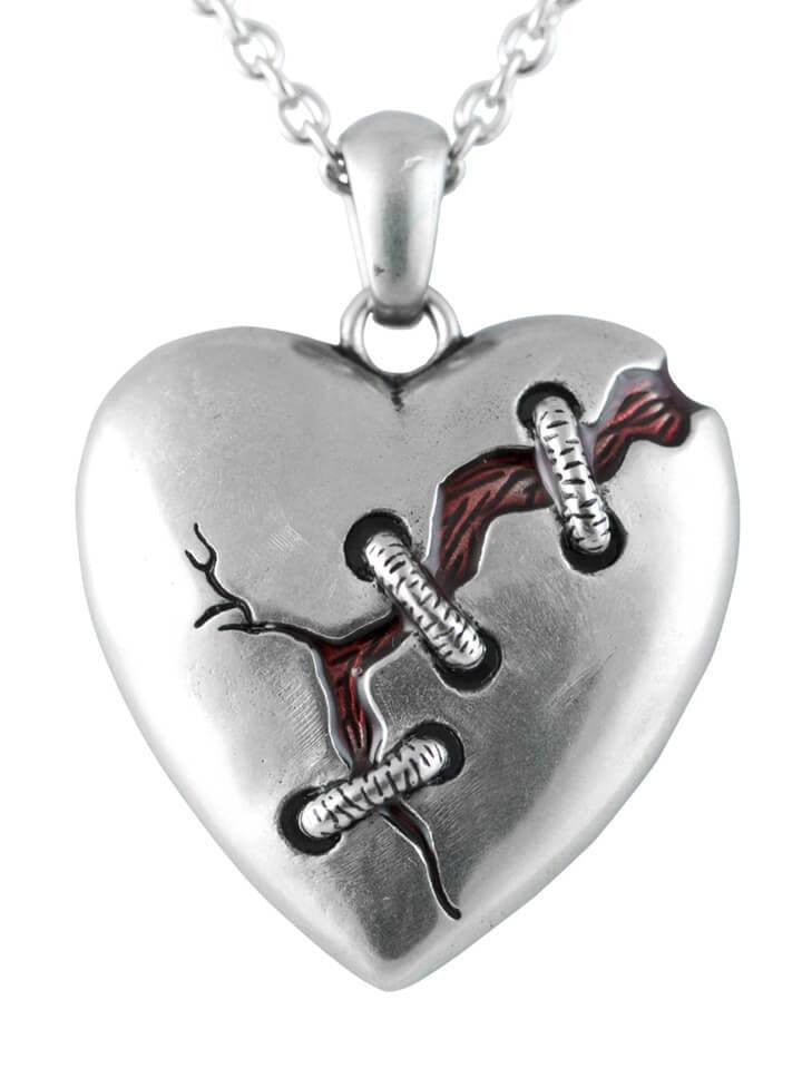 &quot;Cure For A Broken Heart&quot; Necklace by Controse (Silver) - www.inkedshop.com