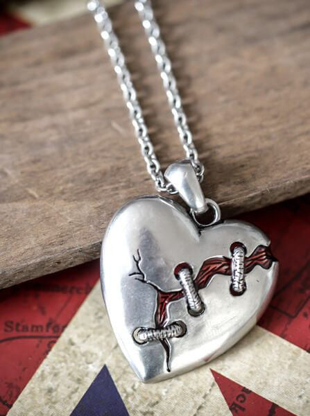 &quot;Cure For A Broken Heart&quot; Necklace by Controse (Silver) - www.inkedshop.com