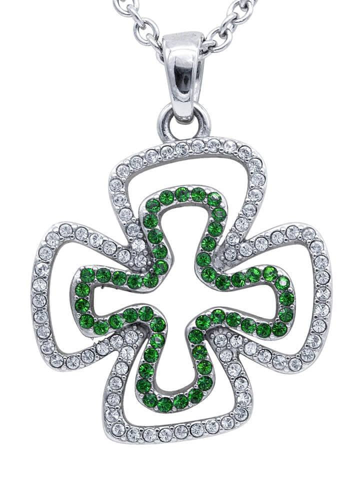 &quot;Double Your Luck&quot; Necklace by Controse (Green) - www.inkedshop.com