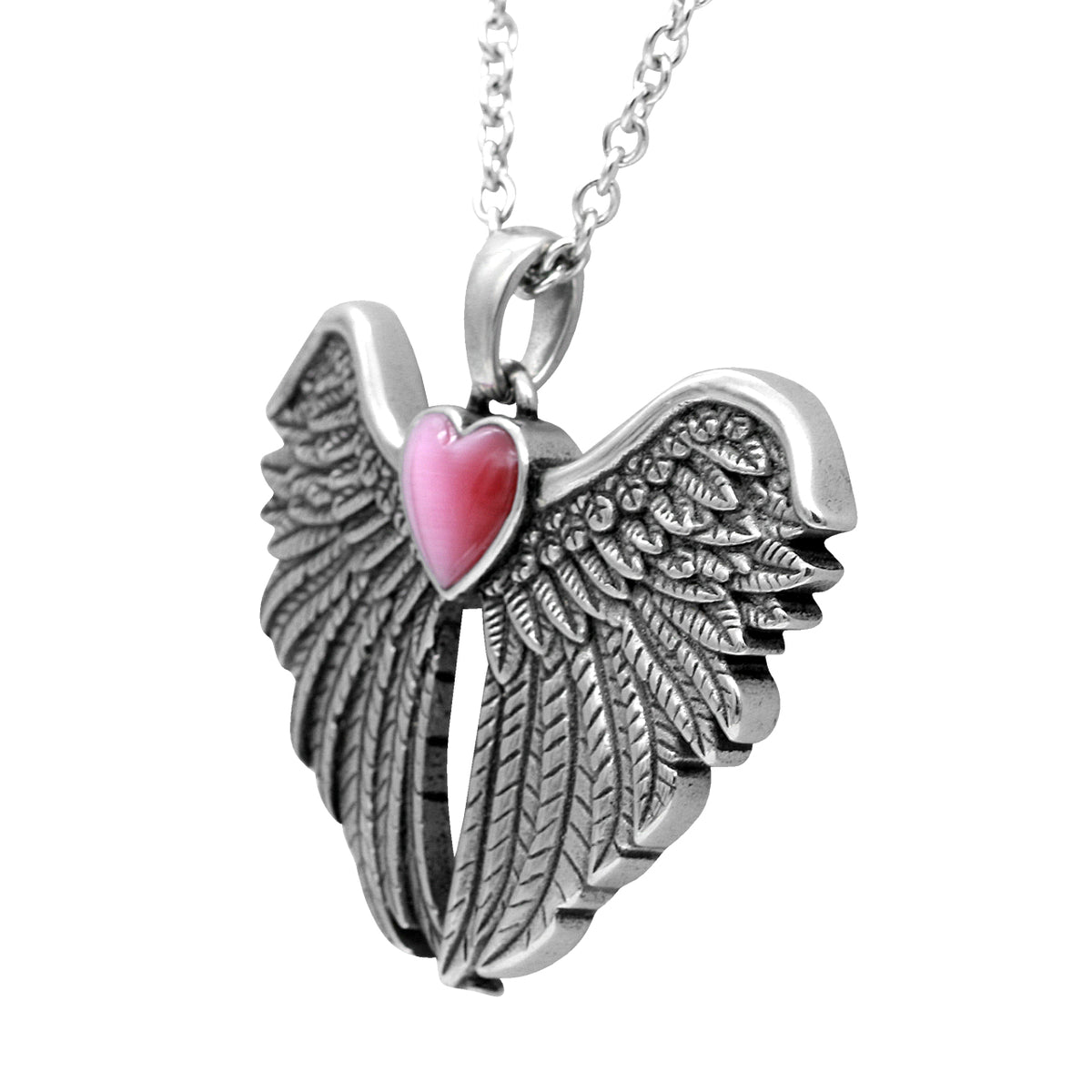 Forever with You Winged Heart Necklace