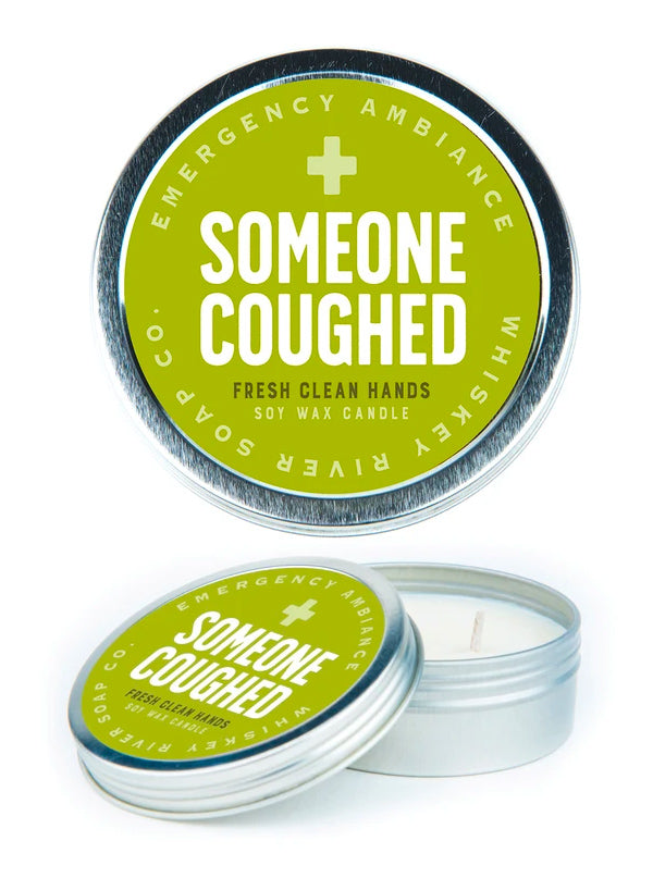 Someone Coughed Travel Tin Candle
